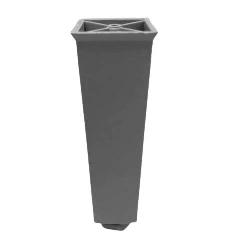 PE PLASTICO QUADRADO CINZA 170MM