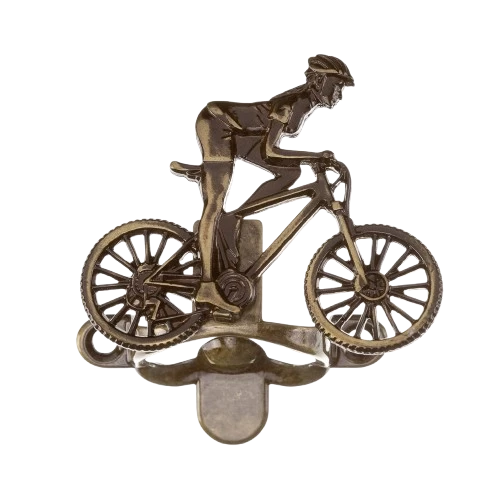 Abridor de Garrafa Bicicleta Feminina Ouro Velho