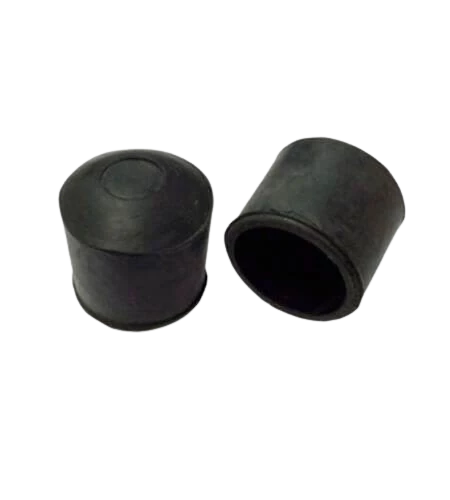 PONTEIRA BORRACHA 1/2 PRETA