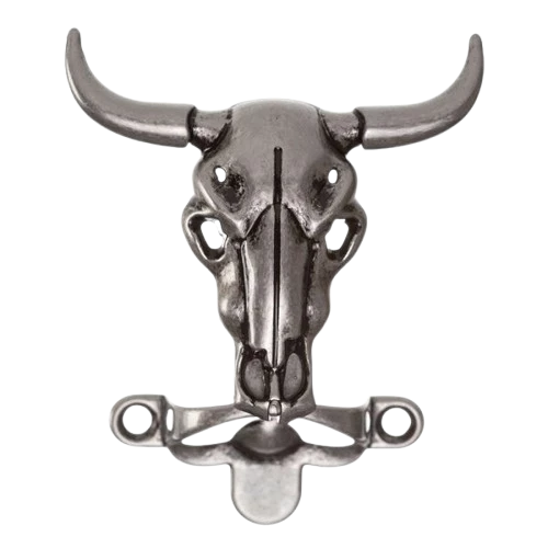 ABRIDOR CAVEIRA DE BOI - PRATA VELHA