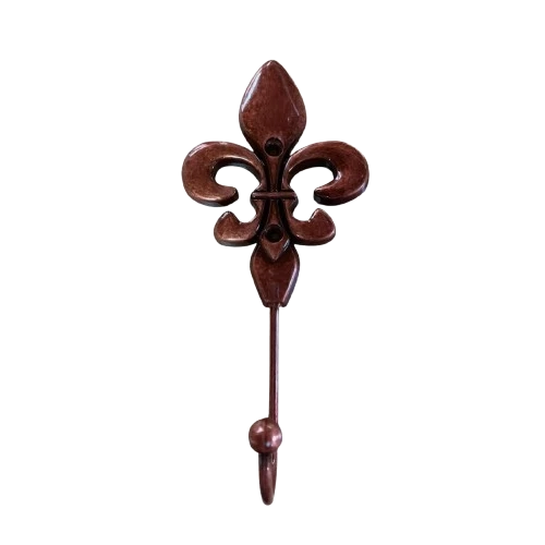 Cabide Flor de Lis Grande - Cobre Velho