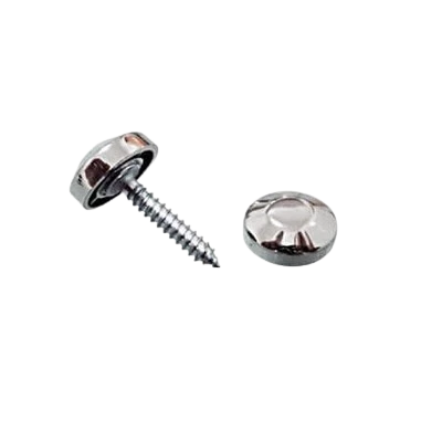 BOTAO CHINES ESPELHO PLASTICO