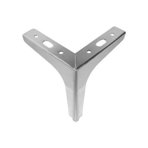 PE DE ACO CANTO 150MM CROMADO