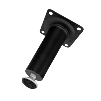 PE EM ACO REDONDO 100MM PRETO