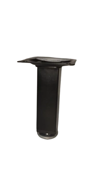 PÉ DE AÇO QUADRADO PREMIUM 120 MM - PRETO