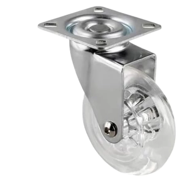 RODIZIO SILICONE GIRATÓRIO 50MM SEM TRAVA