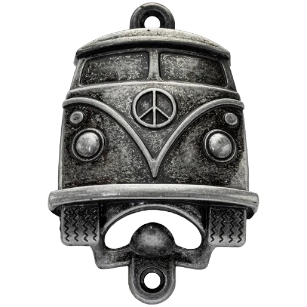 Abridor de Garrafa Kombi Prata Velha