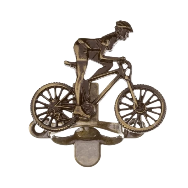 Abridor de Garrafa Bicicleta Feminina Ouro Velho