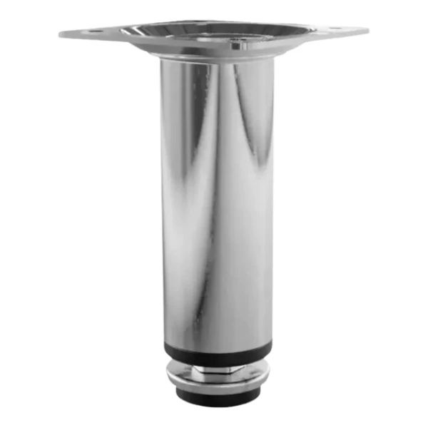 PE EM ACO REDONDO 80MM CROMADO