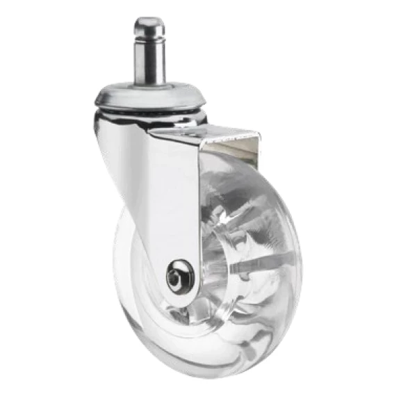 RODIZIO SILICONE GIR 100MM PINO S\ TRAV