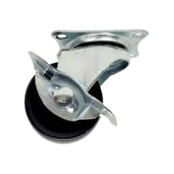 RODIZIO CHAPA 20KG 40MM COM TRAVA