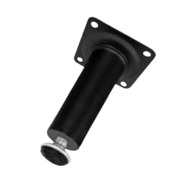 PE EM ACO REDONDO 100MM PRETO