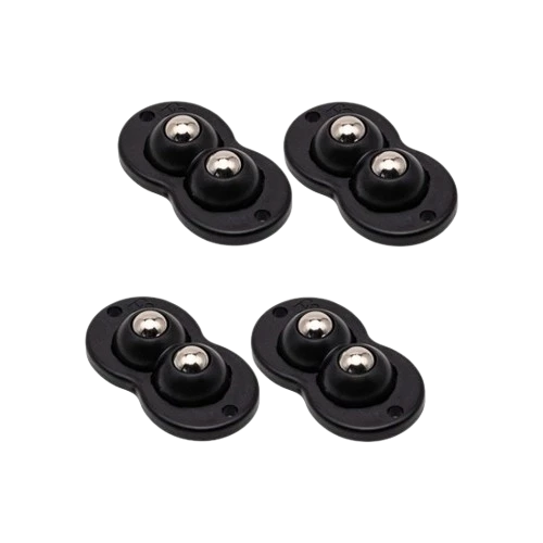 RODIZIO ESFERA PARA MOVEIS 4PCS - SUPORTE ATÉ 25KG