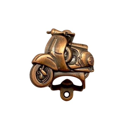 Abridor de Garrafa Lambreta Cobre Velho