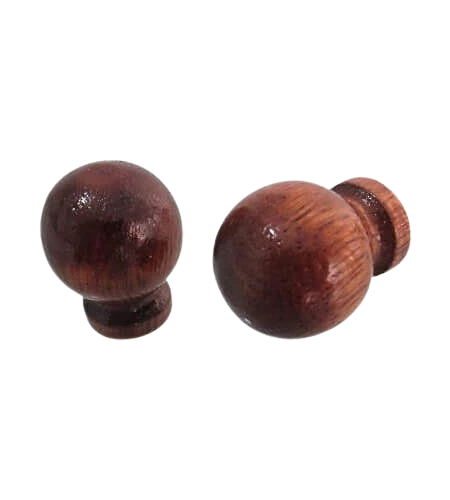 PUXADOR MADEIRA PREMIUM BOLA GRANDE – IMBUIA