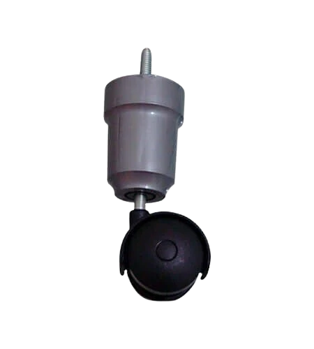 PE CINZA 130MM COM RODIZIO SEM TRAVA P/ CAMA BOX