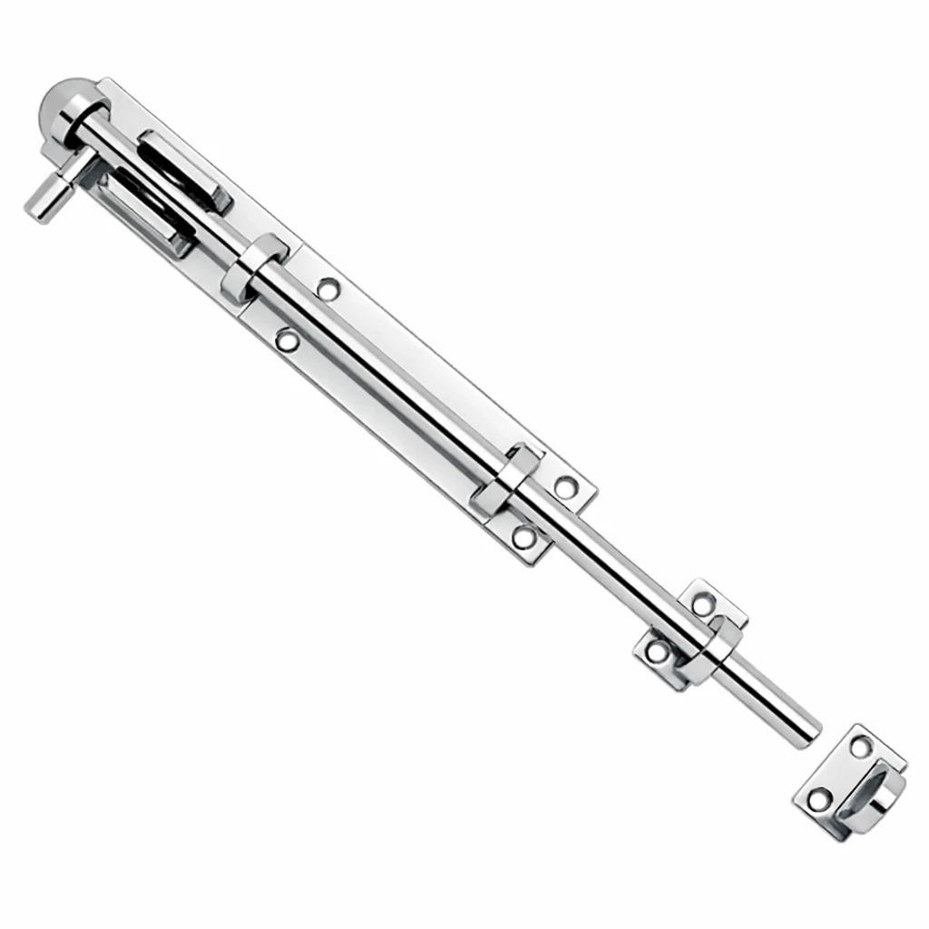 Trinco União Reforçado 30cm Cromado – Fecho de Segurança em Aço para Portas e Portões