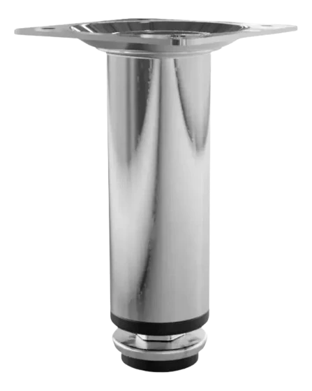 PE EM ACO REDONDO 80MM CROMADO