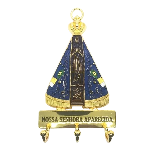 PORTA CHAVE NOSSA SENHORA APARECIDA - GOLD