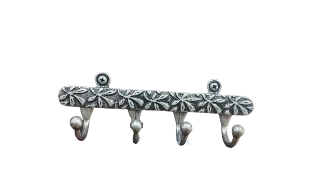 CABIDE 4 GANCHOS PRATA VELHA