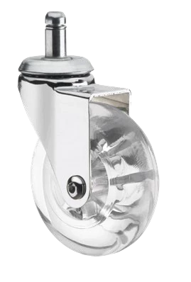 RODIZIO SILICONE GIR 100MM PINO S\ TRAV