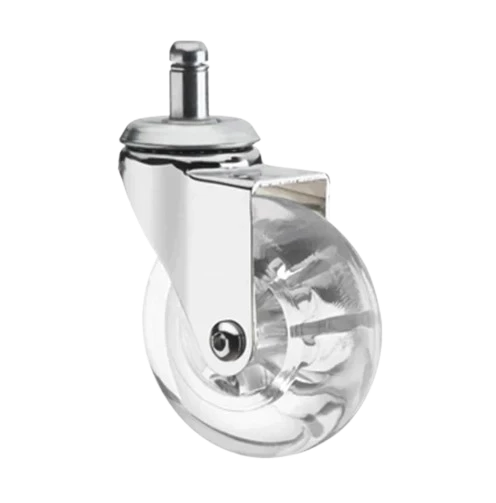 RODIZIO SILICONE GIR 50MM PINO 10MM S/